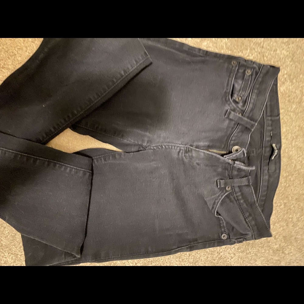 Big Star Black Jeans. Size 24. Slightly faded